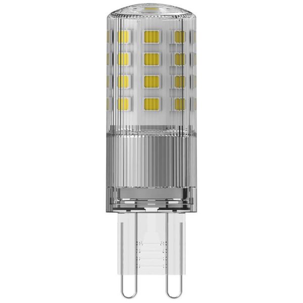Lâmpada LED G9 regulável muito poderosa, 4W, substituição, 40W, 470Lm, classe de desempenho especial CL50 Dim LedVance