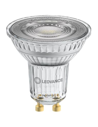 Lâmpada LED GU10 regulável muito potente 8,3W substitui 80W 36º Performance Class Spot GL80 DIM CRI90 | LeonLeds