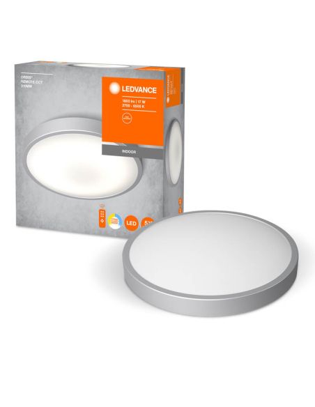 Plafon LED 15W cor de luz regulável usando interruptor Click CCT Orbis 31Cm 4058075651739 | LeonLeds