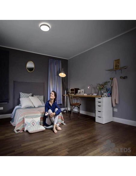 Plafón LED con mando a distancia 17W Orbis Remote CCT 1000Lm 4058075651715 | LeonLeds
