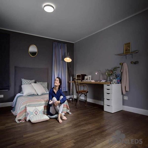 Plafonnier LED avec télécommande 17W Orbis Remote CCT 1000Lm 4058075651715 | LéonLeds