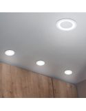 Downlight empotrable LED Core blanco 5W 3000K foto ambiente