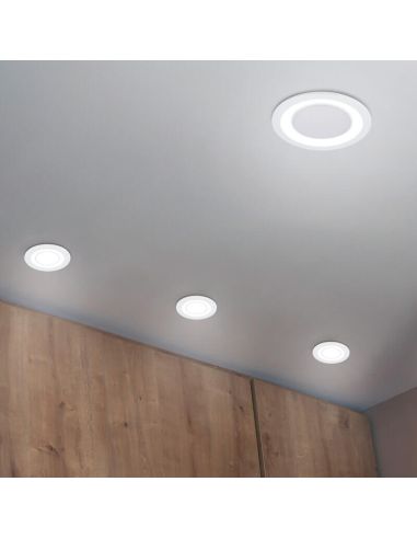 Downlight empotrable LED Core blanco 5W 3000K foto ambiente