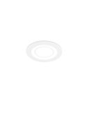 Downlight empotrable LED Core blanco 5W 3000K detalle luz encendida