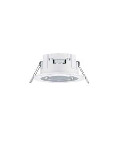 Downlight empotrable LED Core blanco 5W 3000K detalle empotrado