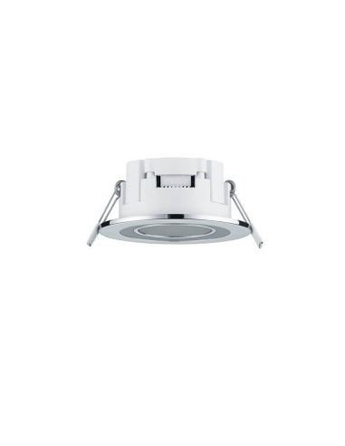 Downlight LED embutido Core branco 5W 3000K detalhe embutido