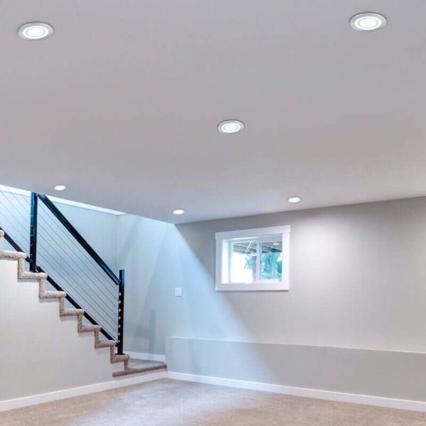 Downlight LED encastrable Core blanc 5W 3000K photo d'ambiance