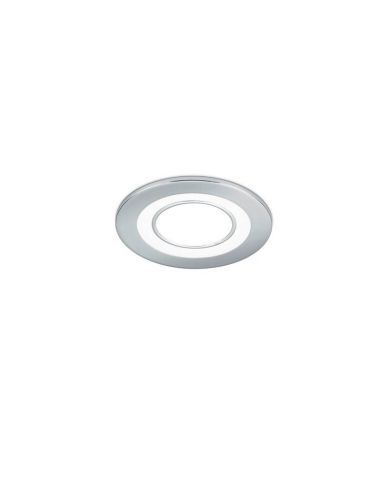 Downlight LED encastrable Core blanc 5W 3000K détail lumineux allumé