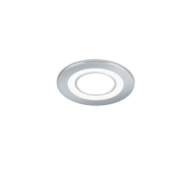 Downlight empotrable LED Core blanco 5W 3000K detalle luz encendida
