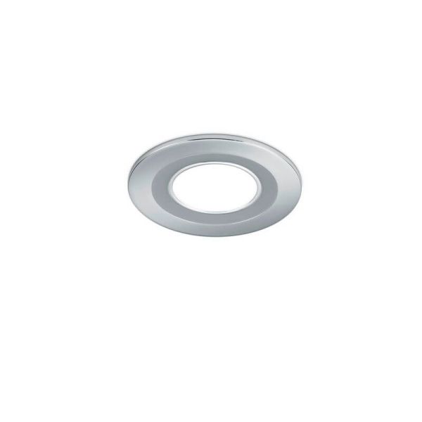 Downlight empotrable LED Core cromo 5W 3000K | LeonLeds
