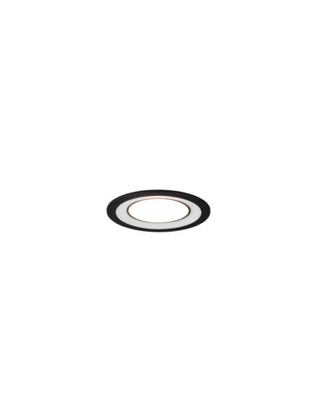 Downlight empotrable LED CORE negro 10W 450Lm 3000K luz encendida