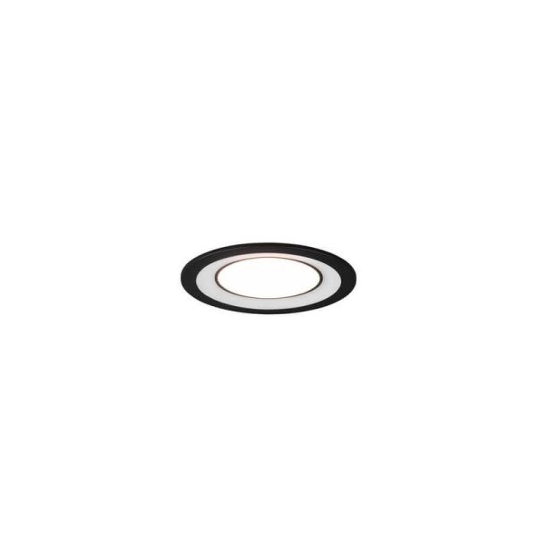 Downlight empotrable LED CORE negro 10W 450Lm 3000K luz encendida