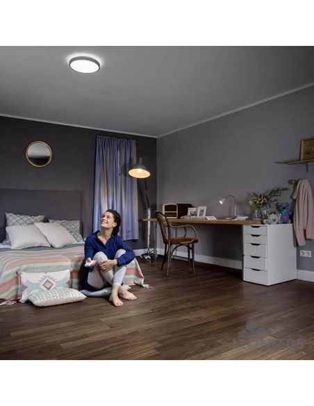 Plafon Circular Led 24W 3000Lm Orbis CCT Click Sombra Ajustável 827-860 41Cm | LeonLeds