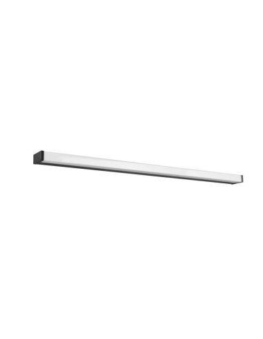 FABIO applique LED 22W noir mat IP44 3000K led éteint