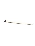 Applique LED FABIO 22W noir mat IP44 3000K | LéonLeds