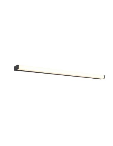 Applique LED FABIO 22W noir mat IP44 3000K | LéonLeds