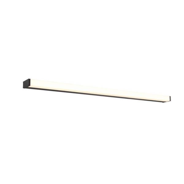 Applique LED FABIO 22W noir mat IP44 3000K | LéonLeds