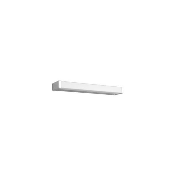Aplique de pared LED FABIO 6.5W cromo IP44 3000K horizontal