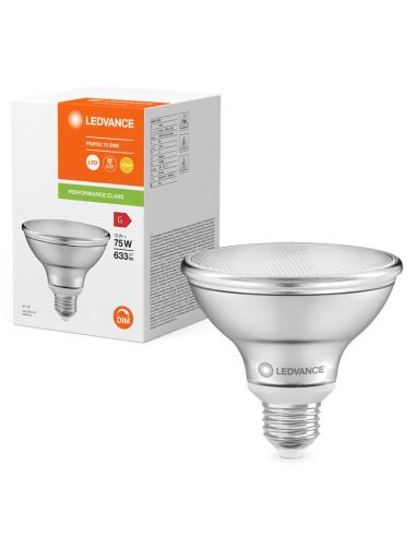 Bombilla LED PAR30 Regulable 10W Reemplazo 75W 36º Performance Class Spor PAR38 GL 75 | LeonLeds