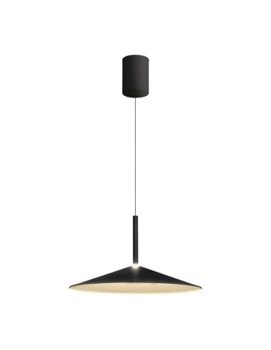 Lámpara Colgante campana 1 Luz CALICE 16W 3000K negro