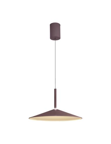Lámpara Colgante campana 1 Luz CALICE 16W 3000K café