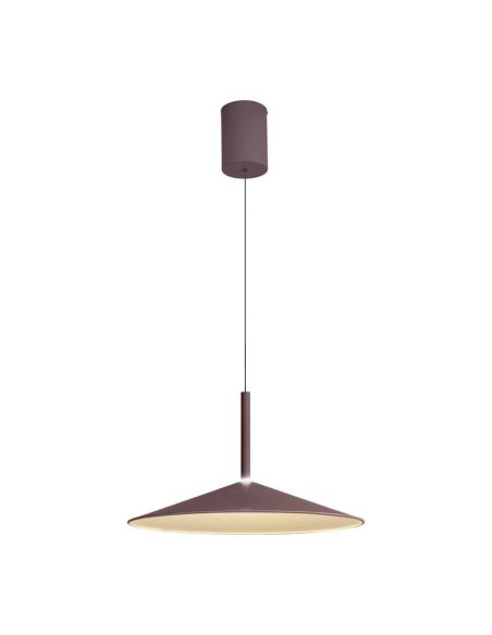 Lámpara Colgante campana 1 Luz CALICE 16W 3000K café