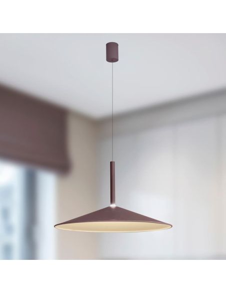 Bell Lâmpada pingente 1 luz CALICE 16W 3000K branco/preto/café/cinza/verde ambiente
