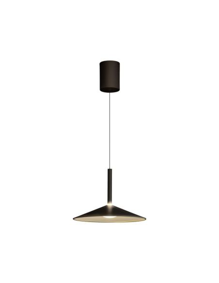 Lámpara Colgante campana 1 Luz CALICE 9W 3000K negro