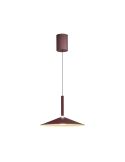 Lámpara Colgante campana 1 Luz CALICE 9W 3000K café