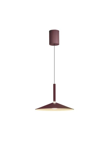 Lámpara Colgante campana 1 Luz CALICE 9W 3000K café