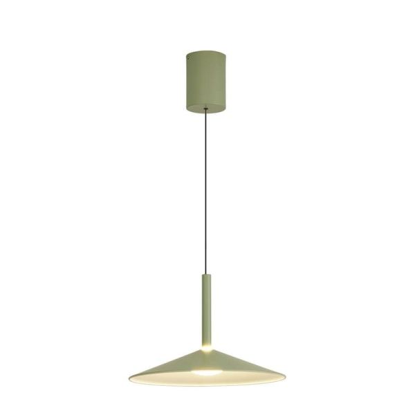 Suspension Bell 1 Lumière CALICE 9W 3000K vert