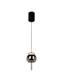 Lâmpada pingente 1 luz para cima ROLLER 12W 3000K cromado