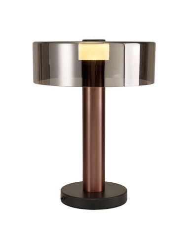 Lampe de table GIN 45cm de haut GU10 or rose-noir