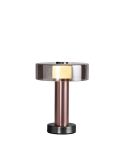 Lampe de table GIN 27,7cm de haut GU10 or rose-noir