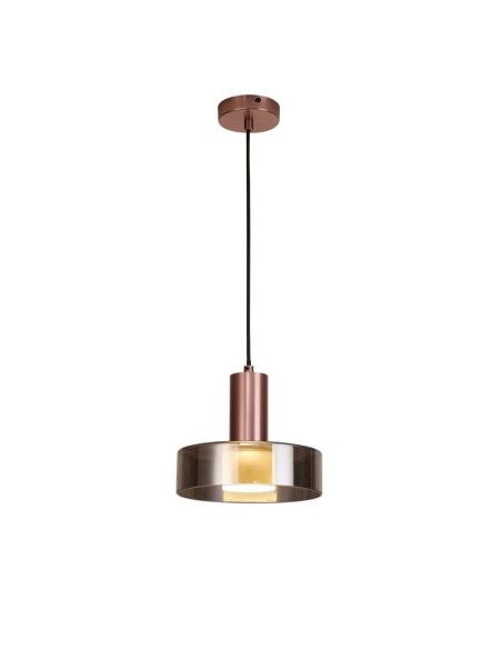 GIN GU10 Lâmpada pingente rosa ouro-preto