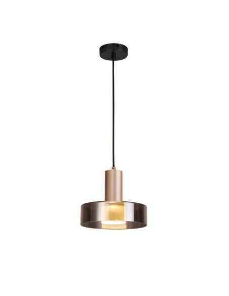 Candeeiro suspenso GIN GU10 dourado-preto