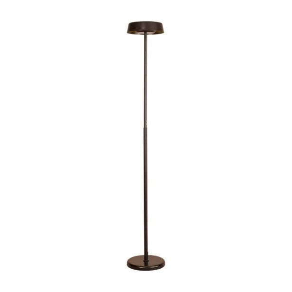 Lámpara de Pie de Salón NOA II 15+15W dimmable 3000K negro