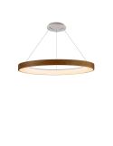 Lampe suspension LED Niseko II avec télécommande, bois, dimmable Ø 90-65-50-38 cm