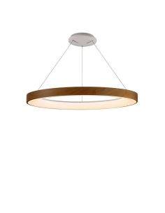 Lámpara colgante LED Niseko II con mando, madera, regulable Ø 90-65-50-38 cm 2