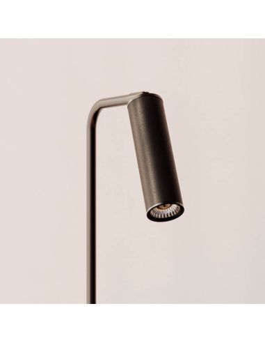 Lampe de table LED TURA à intensité variable, finition noire