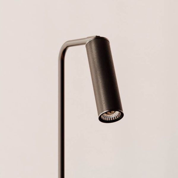 Lampe de table LED TURA à intensité variable, finition noire