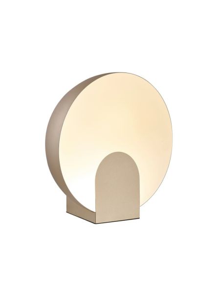 Candeeiros de mesa OCULO pretos 12W 3000K 2080Lm dourados