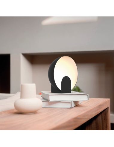 Lámparas de Sobremesa OCULO Negro 5W 3000K 400Lm negro ambiente