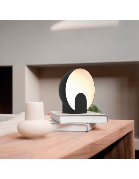 Lámparas de Sobremesa OCULO Negro 5W 3000K 400Lm negro ambiente
