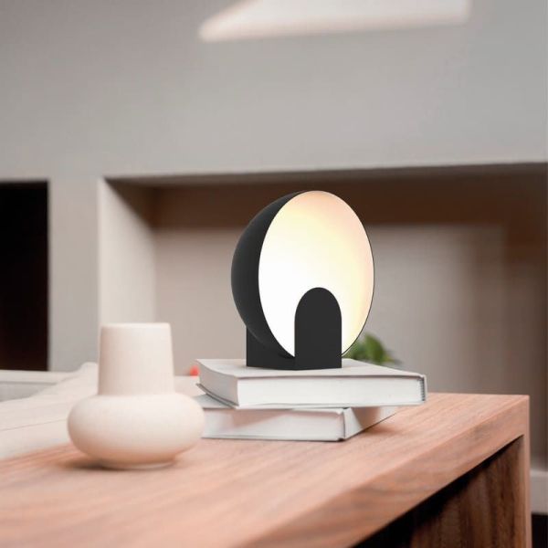 Lámparas de Sobremesa OCULO Negro 5W 3000K 400Lm negro ambiente