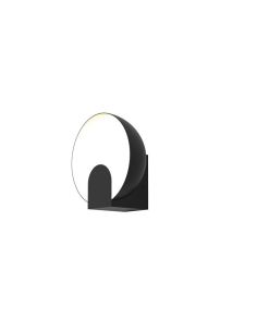 Aplique LED de pared OCULO Negro 5W 3000K negro