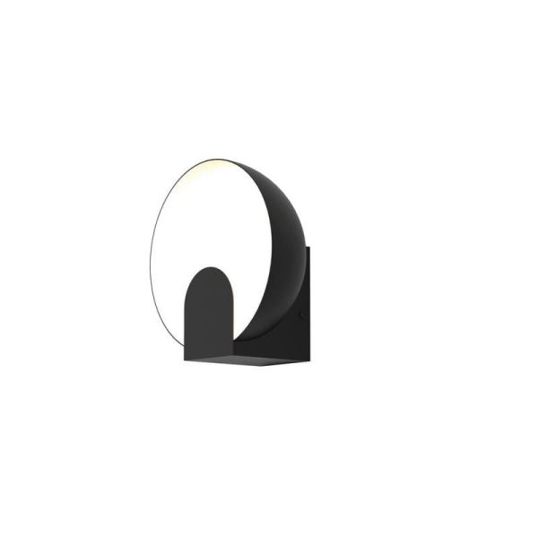Aplique LED de pared OCULO Negro 5W 3000K negro