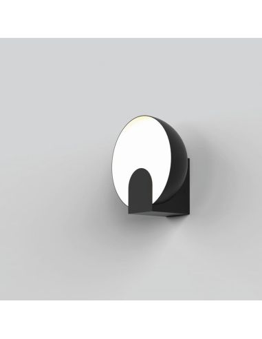 OCULO Aplique LED preto 5W 3000K preto ambiente