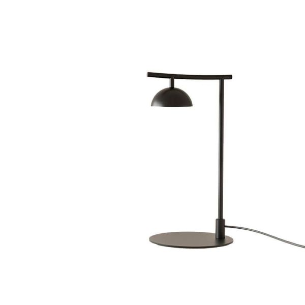 Lámpara sobremesa LED TANA regulable acabado negro mate | LeonLeds