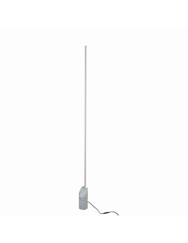 Lámpara de Pie Salón MARMOL 28W 3000K 180cm de alto blanco